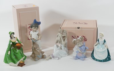 Lot 41 - A Coalport Ladies of Fashion of Helen;...