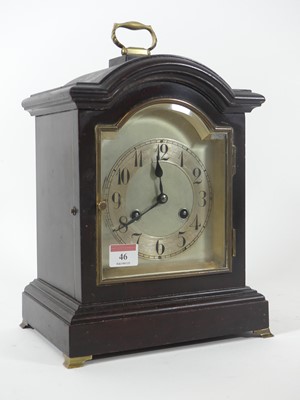 Lot 46 - An early 20th century mahogany cased bracket...