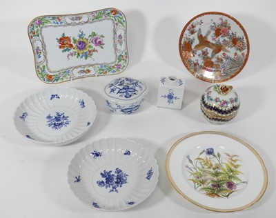 Lot 52 - A collection of ceramics, to include a Meissen...