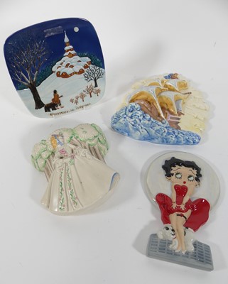 Lot 62 - A Wade Betty Boop wall plaque, limited edition,...