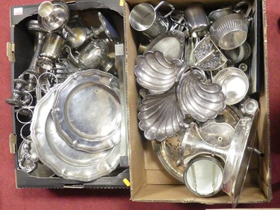 Lot 72 - A collection of silver plated wares, to...