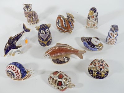Lot 79 - A collection of eleven Royal Crown Derby...