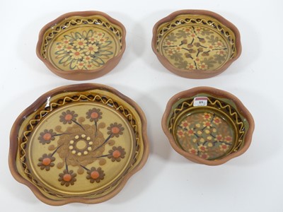 Lot 89 - Alan Frewin at Mill House Pottery, a geometric...