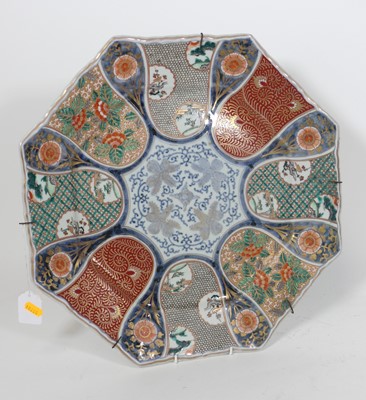 Lot 97 - A 19th century Imari porcelain charger, of...