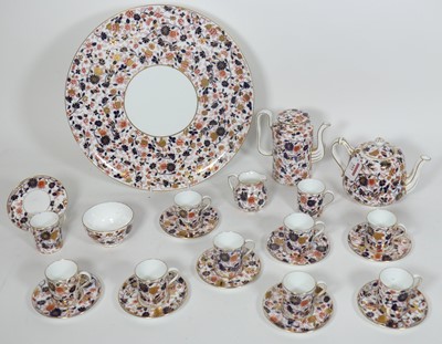 Lot 103 - A Coalport Imari part tea and coffee service,...