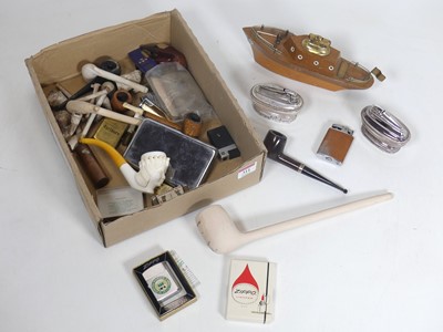 Lot 311 - A novelty table cigarette lighter in the form...