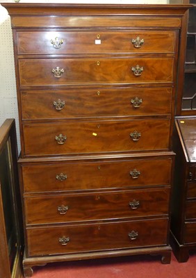 Lot 1139 - A 19th century mahogany and satinwood strung...