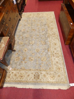 Lot 1167 - A cream and pale blue ground woollen Beluchi...