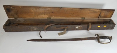 Lot 154 - A 19th century Prussian cavalry sabre,...