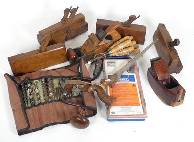 Lot 161 - A collection of woodworking tools, to include...