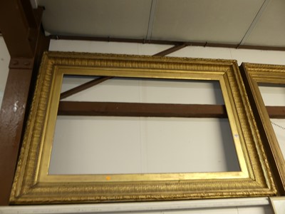 Lot 1019 - A late 19th century gilt composition acanthus...