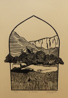 Lot 1022 - After Salliann Putman - The Temple, limited...