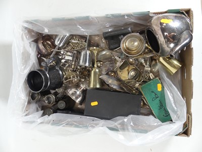 Lot 169 - A collection of metalware, to include a silver...