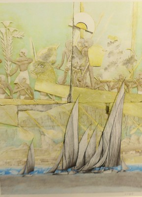 Lot 1038 - Anton Krajnc (Austrian b.1949) - On the Nile,...