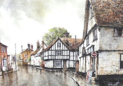 Lot 1029 - Reg Siger (b.1944) - Needham market, ink and...