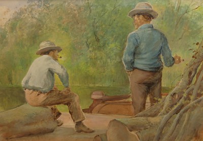 Lot 1052 - George Parsons Norman (1840-1914) - On the...