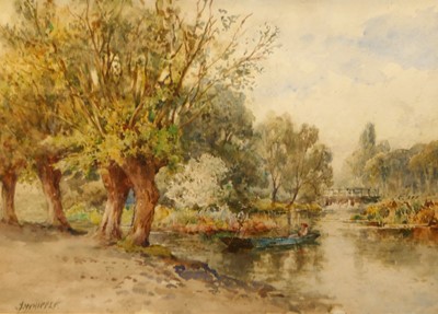 Lot 1058 - John Henry Whipple (1840-1920) - Summer's day...