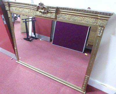 Lot 1184 - A classical style floral gilt wood decorated...