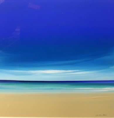 Lot 1070 - Jonathan Shaw - The Beach, gouache, signed...