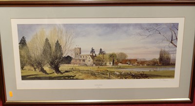 Lot 1074 - A photographic box print of sunflowers;...