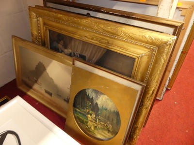 Lot 1077 - Pictures and prints to include Garman Morris...