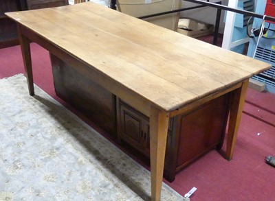 Lot 1199 - A provincial joined fruitwood farmhouse...