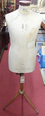 Lot 1204 - A tailor's dummy by Kennett & Lindsell Ltd, on...