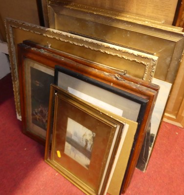 Lot 1083 - Assorted pictures and prints, to include a...