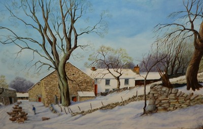 Lot 1087 - Audrey Gabbert (contemporary) - Deer in a...