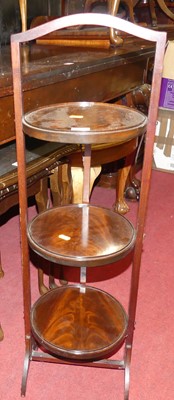 Lot 1213 - A mahogany and flame mahogany circular...