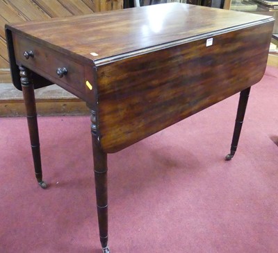 Lot 1235 - A  Regency mahogany Pembroke table, width 91.5cm