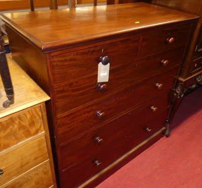 Lot 1239 - A mid-Victorian mahogany square front chest by...