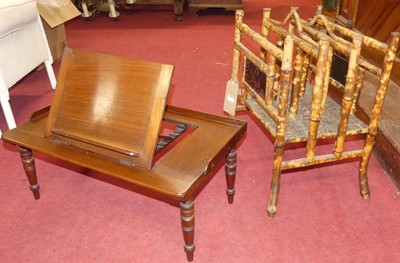 Lot 1242 - An early 20th century mahogany bed reading...