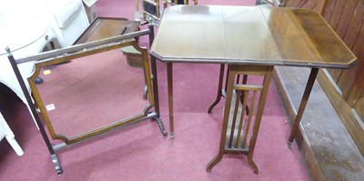 Lot 1243 - An Edwardian mahogany and satinwood Sutherland...