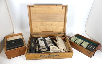 Lot 415 - A collection of magic lantern slides, to...