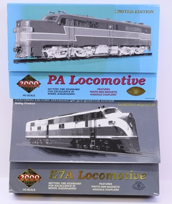 Lot 829 - Two Proto 2000 series HO gauge locos, to...