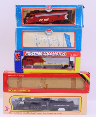 Lot 918 - Five mainly HO gauge locos to include a...