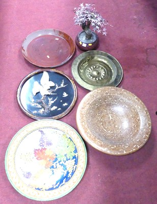 Lot 523 - A Japanese shibyama panel, decorated with an...