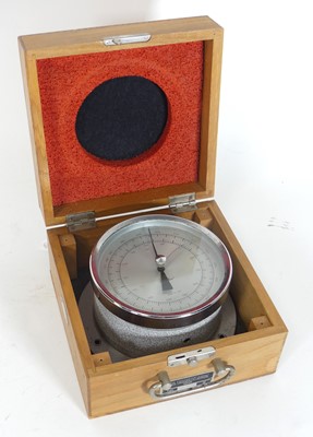 Lot 451 - A mid 20th century metal cased pressure gauge,...