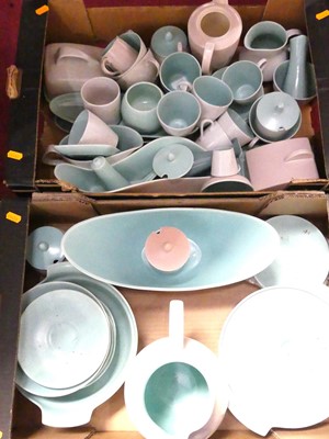 Lot 541 - A collection of Poole Pottery two-tone...