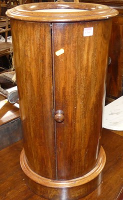 Lot 1264 - A mid-Victorian mahogany and white variagated...