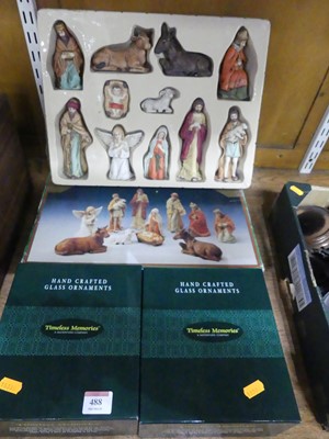 Lot 488 - A box set of four Waterford Timeless Memories...