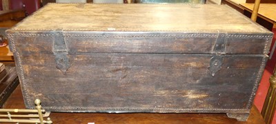 Lot 1319 - An Eastern hardwood, metal bound and further...