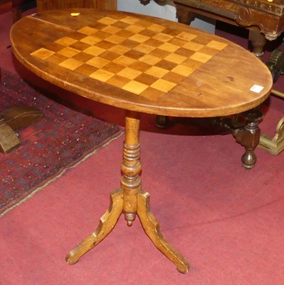 Lot 1324 - A mid-Victorian walnut and satinwood inlaid...