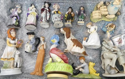Lot 550 - A collection of ceramic ornaments, to include...