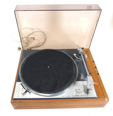 Lot 583 - A Goldring Lenco GL75 Swiss record player
