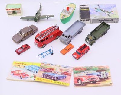 Lot 1574 - A tray of loose and playworn diecast to...