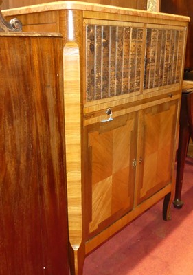 Lot 1406 - A circa 1900 French walnut gilt metal mounted...