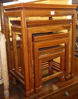 Lot 1407 - A contemporary Eastern hardwood nest of four...