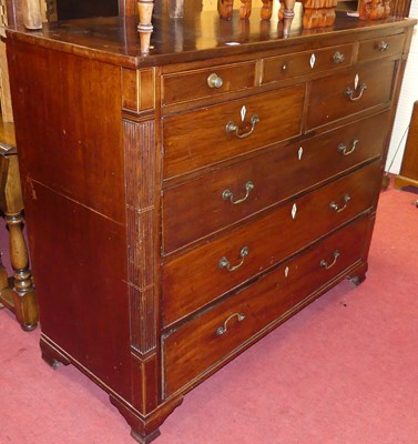Lot 1408 - An early 19th century mahogany square front...
